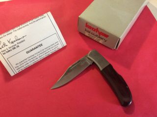 Kershaw Japan Whiskey Gap Model 4100 Vintage Single Bladed Knife