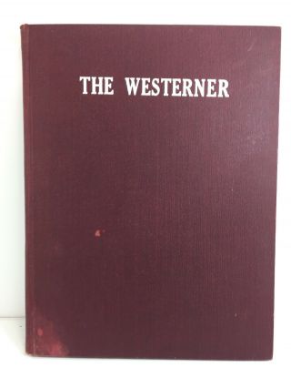 The Westerner 1921 Western High School Yearbook Washington Dc