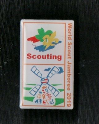 2019 World Scout Jamboree Dutch Netherlands Contingent Enameled Pin
