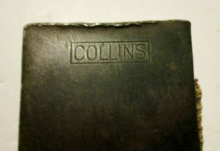 Vintage COLLINS 4 LB Single Bit AXE HEAD - Antique 2