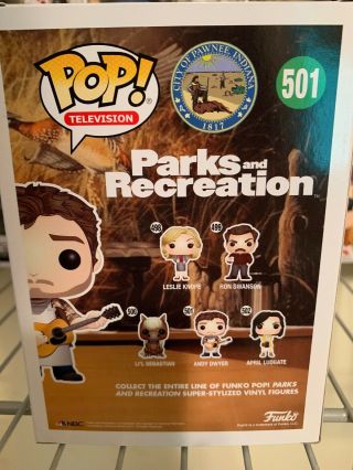 Funko POP Television 501 Parks and Recreation ANDY DWYER 2