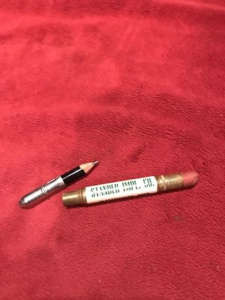 Vintage Bullet Pencil,  Stander Implement Co In Plattsmouth,  Nebr.  Phone 4178.