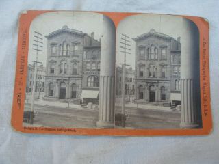 Western Savings Bank,  Buffalo,  Ny,  Ca 1880 