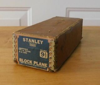 Vintage Stanley No.  9 1/2 Adjustable Throat Block Plane