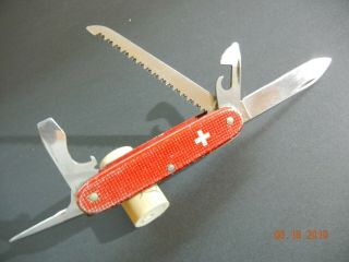 Victorinox Red Pioneer Swiss Army Knife Vintage 1970 