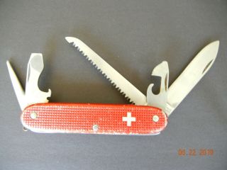 Victorinox Red Pioneer Swiss Army Knife Vintage 1970 ' s Collectable 2