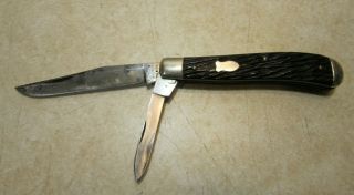 Vintage Schrade Walden 294 Double Blade Folding Pocket Knife Ll201