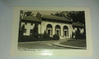 Berkeley Alameda Mining Building University Of California Photo Post Card Rppc