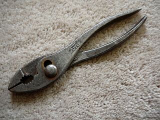 Ford Motel T Or A - Antique Slip - Joint Pliers - Script Marked - M - H Vg