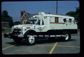 Reistertown Md 1969 Chevrolet Rescue Fire Apparatus Slide
