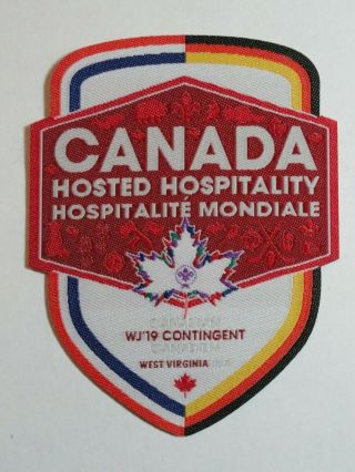 2019 World Jamboree Canada Contingent Hospitality