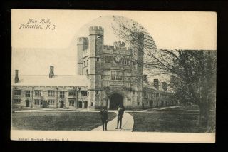 Princeton University,  Jersey Nj Postcard Blair Hall Vintage