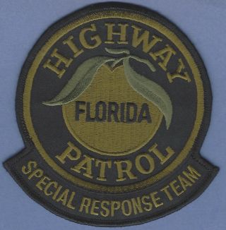 Florida Highway Patrol Special Response Team Police Patch Green