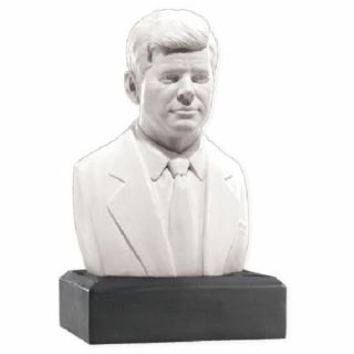 President John F.  Kennedy Bust Statue Historical Figure Sculpture