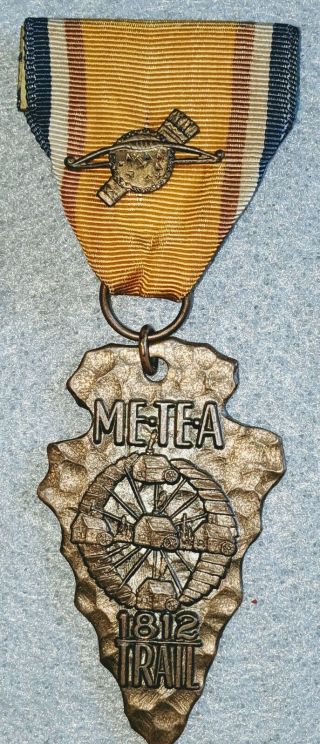 Boy Scout Trail Medal - Metea Trail 1812 - With Pin