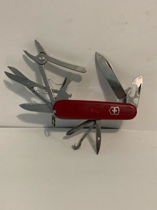 Swiss Army Victorinox Multi - Tool - Deluxe Tinker Pocket Knife - Red