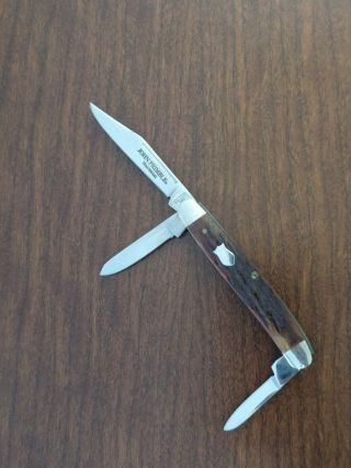 John Primble Pocket Knife 3/8 " Jigged Bone