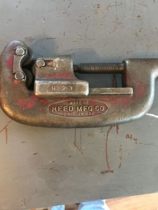 Vintage Reed Mfg Co No 2 - 3 Pipe Cutter