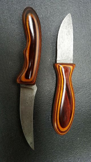 Custom Made Damascus Steel Fixed Blade