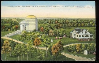 Mississippi,  Vicksburg,  National Military Park,  Old Shirley House (civilwar 384