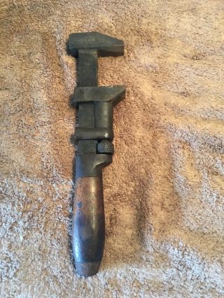 Vintage/antique 12 " Adjustable Monkey Wrench,  L.  Coes Wrench Co.  Usa