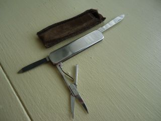 DOVO Vintage Stainless Pocket Knife Made In Solingen Germany 2
