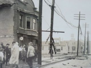 Milwaukee Street After A Storm,  1914 Photo By (r.  A.  ?) Perdieu,  Wisconsin Usa
