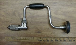 Old Tools,  Vintage Stanley 923 - 10 " Bit Brace,