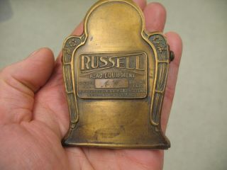Russell Road Equipment Advertising Metal Bill Clip/ Metal Bill Clip/ Advertising