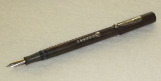 Waterman Ideal Fountain Pen,  C.  1910 - 15,  Chased Hard Rubber