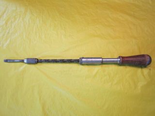 Yankee No.  30a Spiral Ratchet Screwdriver Patent Date 1923 Wood Tool