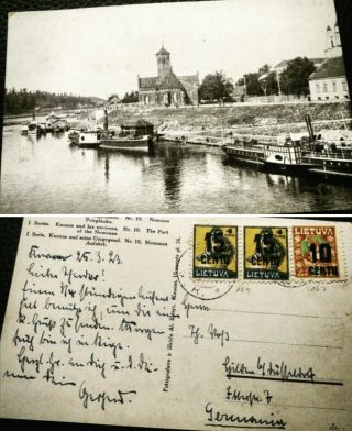 Postcard - Lithuania - Kaunas - The Port Of The Nemunas