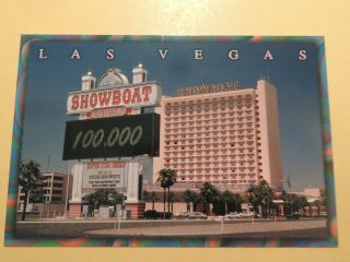 Showboat Hotel Casino Las Vegas Nevada Vintage Postcard