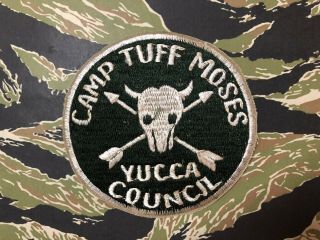 Patch,  Boy Scouts America,  Bsa,  Camp Tuff Moses Gila Fore,  Review Description