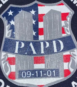Papd Port Authority Police Department T - Shirt Wtc 9/11 Sz L Nypd