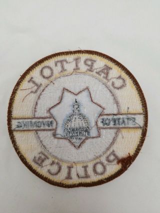Old Wyoming Capitol Police Patch Vintage Division of Criminal investigation 2
