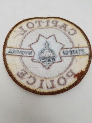Old Wyoming Capitol Police Patch Vintage Division of Criminal investigation 8