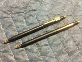 Vintage Cross Lakers Gold Pen Pencil Set