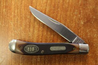 Vtg Rare Schrade Usa Old Timer 100th Anniversary 1904 - 2004 Linerlock Knife