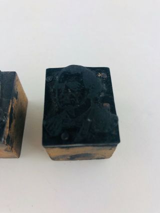 Vintage LevyType Metal Wood Mounted 1.  25 