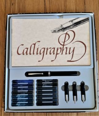 Vintage Sheaffer Calligraphy Fountain Pen Set No Nonsense Pen With Three Nibs