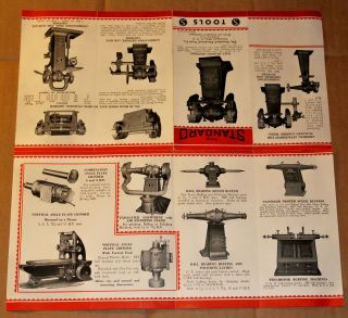 The Standard Electric Drills Grinders Polishers & Buffers Sales Brochure Rare