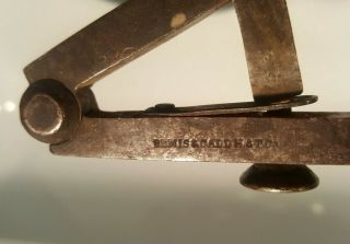 Vintage Bemis & Call H & T Co.  Caliper and Carpenters Scribe Gauge Tools 2