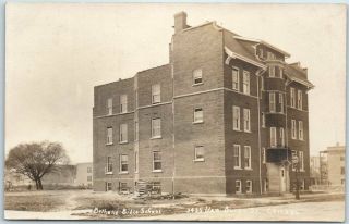 1910s Chicago,  Il Rppc Photo Postcard Bethany Bible School 3435 Van Buren St.