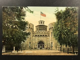 Postcard Lancaster Pa C1900s - Entrance To Lancaster County Prison