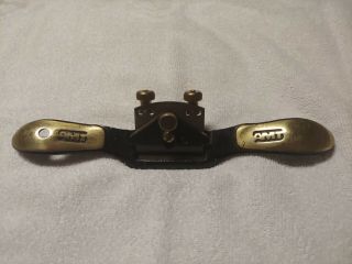 Vintage Amt Brass Handle Spokeshave 9 - 3/4 " - Very.