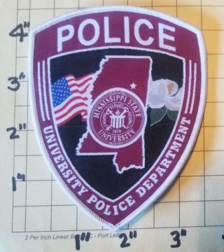 Mississippi State University Police Department Patch