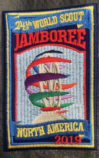 24th World Scout Jamboree 2019 On Site Patch Badge Wsj Commemorative Statue Bsa