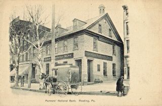 Farmers National Bank In Reading Pa Pre 1908