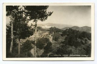 Cyprus Prodromos Berengaria Hotel Old Photo Postcard